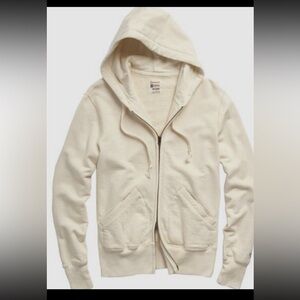 Todd Snyder + Champion Midweight Full Zip Hoodie in Bisque NWT